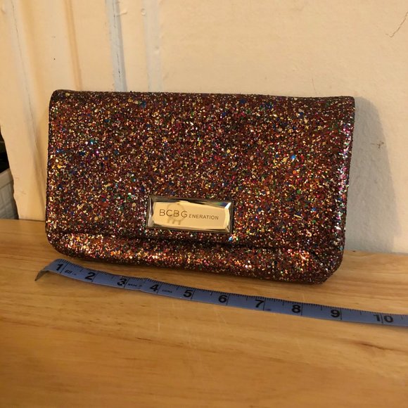 BCBG Clutch in Glitter Fabulousness - Picture 2 of 4